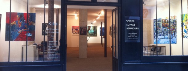 Exposition à la Galerie Schwab à Beaubourg